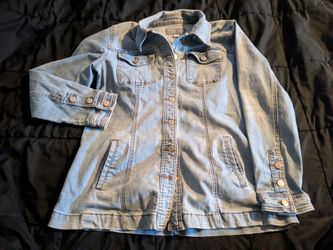 Maurices Light Wash Denim Jacket