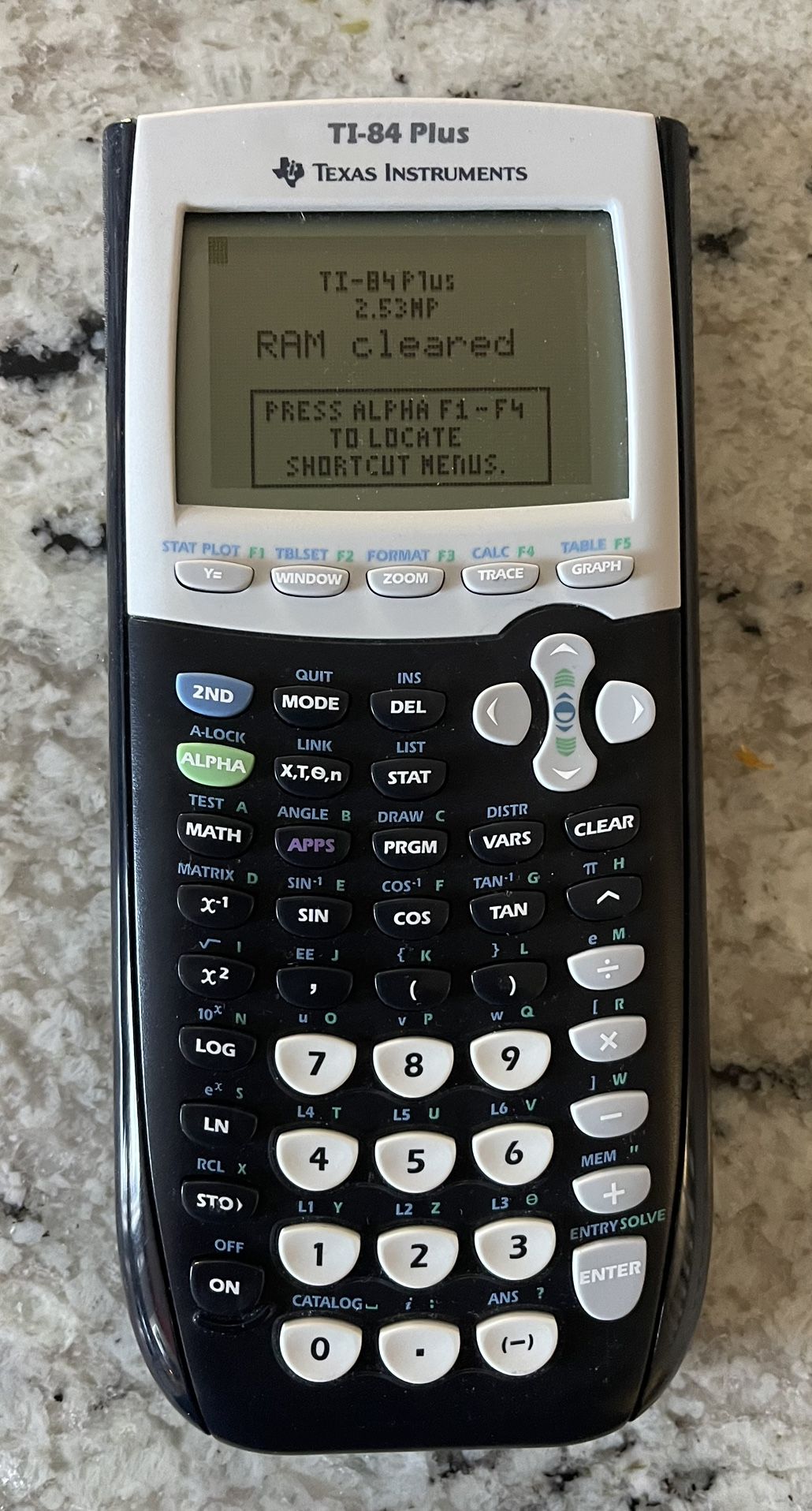 Texas Instruments TI-84 Plus Graphing Calculator Black, TESTED, WORKS