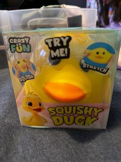 Yellow squishy duck