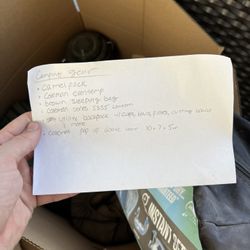 Camping Gear