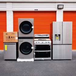 LG Appliance Bundle – Fridge, Range, Washer/Dryer, Dishwasher
