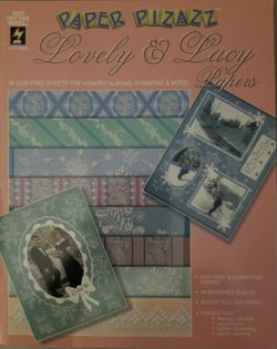 Vintage Paper pizzaz Lovely & Lacy papers 8.5" x 11"