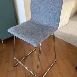 Bar Stool Gray IKEA (2 Available)