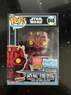 Funko Pop! #848 Darth Maul (Kyber Crystal) LE 9500 Pieces SDCC 2026 Summer