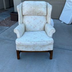 vintage wing chairs 