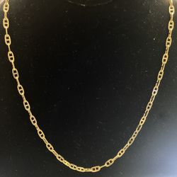 14 karat gold, fancy Gucci chain