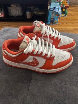 Nike Dunk Low Paisley Pack Orange Size 8.5w