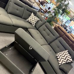 3 PcSectional w Ottoman