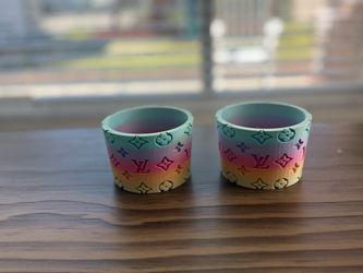 LV Monogram Rainbow Gradient Cup Sleeves