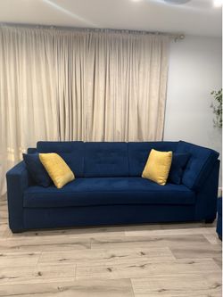 Navy Blue sectional sofa