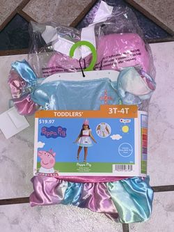 Peppa Pig Costume 4t-5t