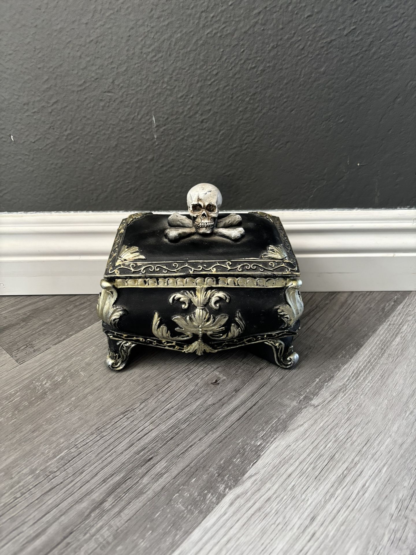 Halloween Skull Vintage Style Jewelry Box