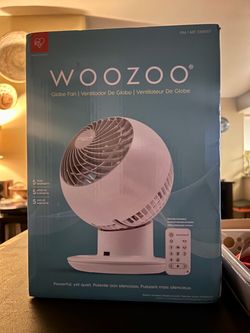 Woozoo White Fan with Remote
