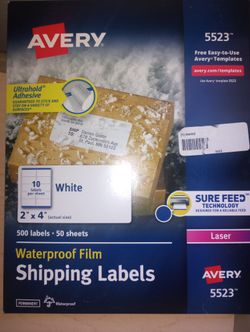 Office Supplies Shipping Labels 
