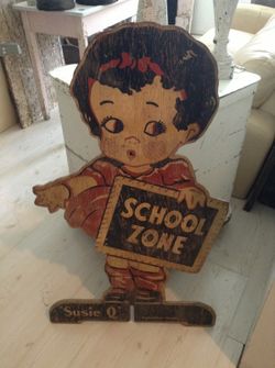 Antique Susie Q sign