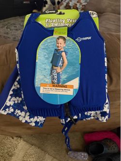 Boys swim vest and short set