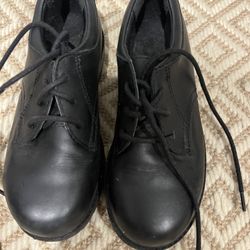 Stride Rite Black Leather kids Shoes size US 13.5M
