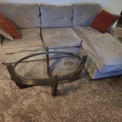  3 Seater Sofa With Ottoman Convertible And Coffee Table