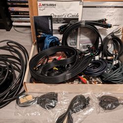 Assorted (audio/Video/Digital Optical) CABLES