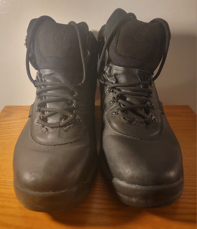 Timberland Men's Hiking Mid Ankle Boot Black Ledge Waterproof Size 13/Lightweight