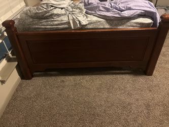 Queen Bed frame with Sleep Number matress and dresser