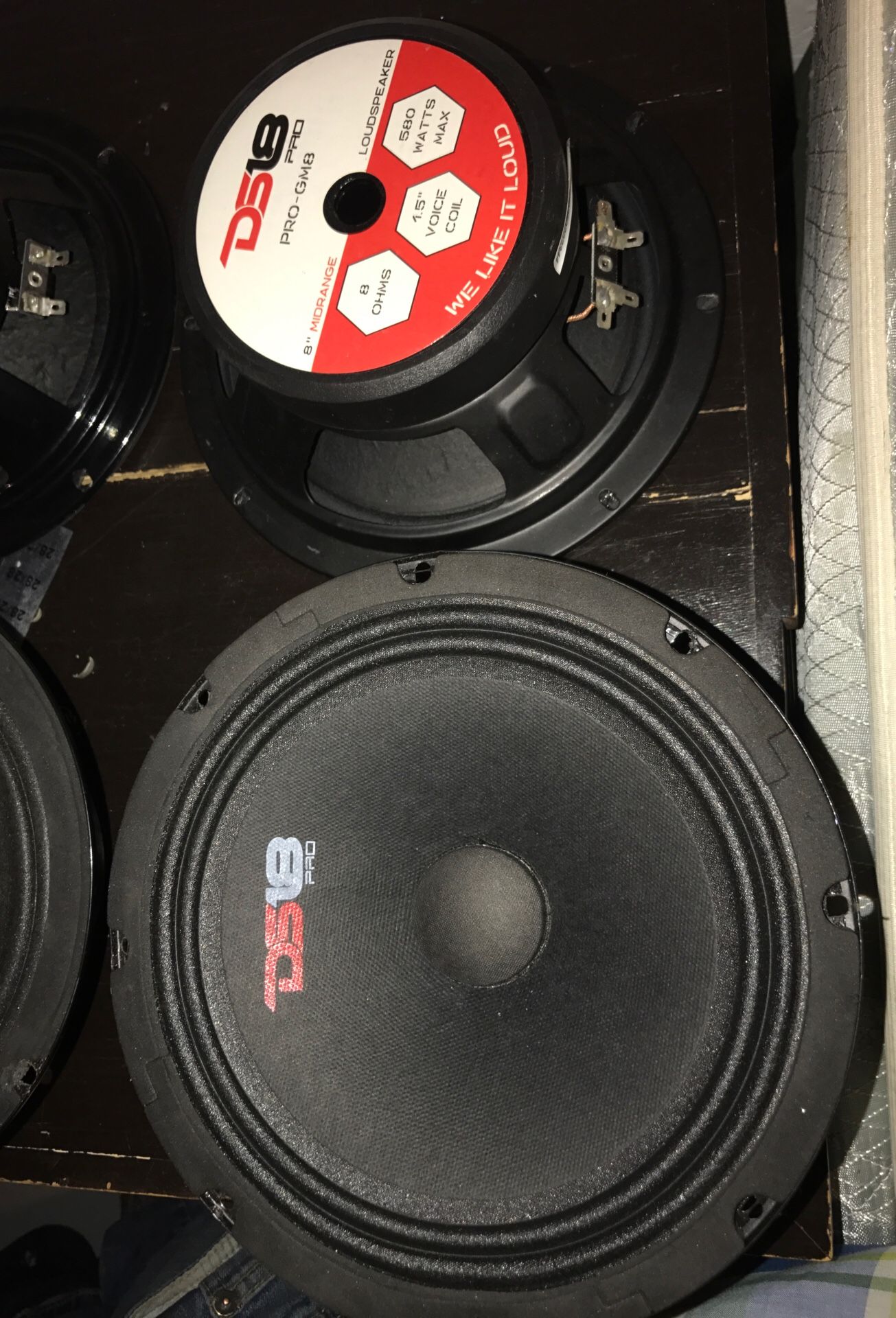 DS18 pro 8" and Audio Legion 8"