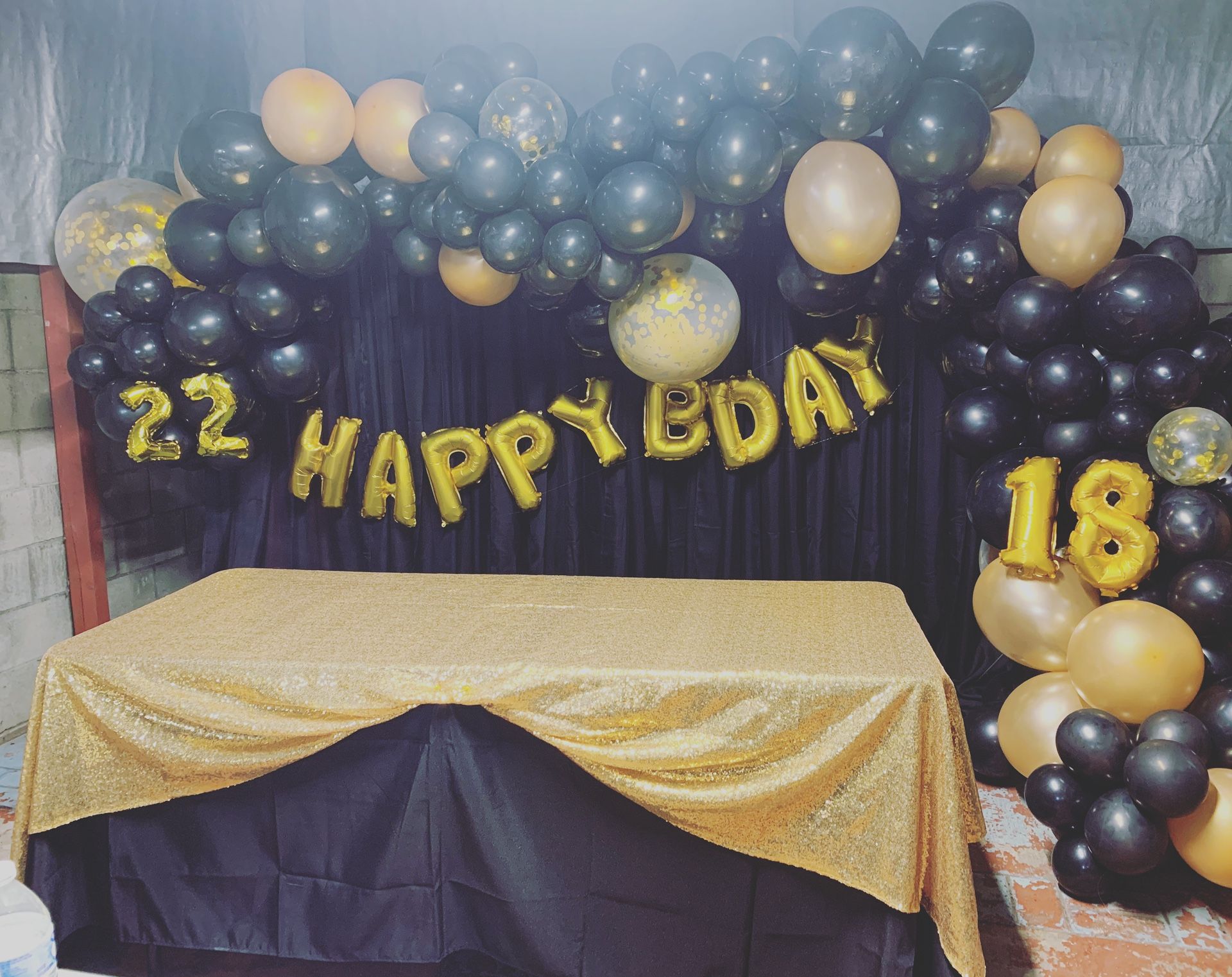 Birthday party decor