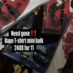 Bape T-Shirt Mini Bulk