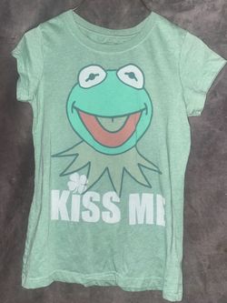 Kermit Irish “Kiss Me” Shirt
