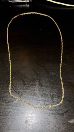 14k Gold Rope Chain