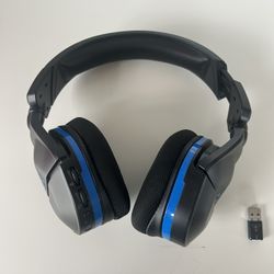 Turtle Beach Stealth 600 Gen 2 Wireless Gaming Headset with Superhuman Hearing for PS5, PS4, & PC - Black/Blue