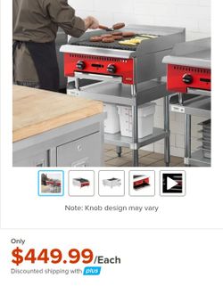 Brand New Out Of The Box. Avantco Chef Series CAG-24-RC 24" Gas Countertop