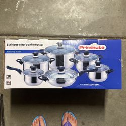 12 Pieces Stainless Steel Cookware Set