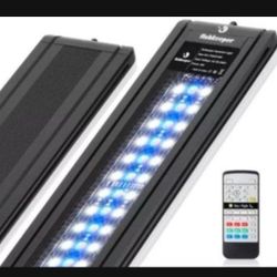 42W 24/7 Aquarium Light -Full Spectrum, Sunrise/Daylight/Moonlight Modes, 56"-66 