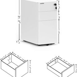 White File Cabinet