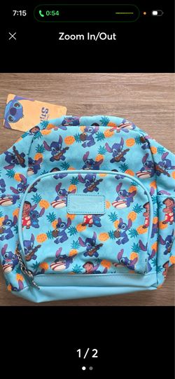 Stitch kids backpack. New