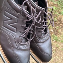 12.5 New Balance Dress Up Brown Shoes