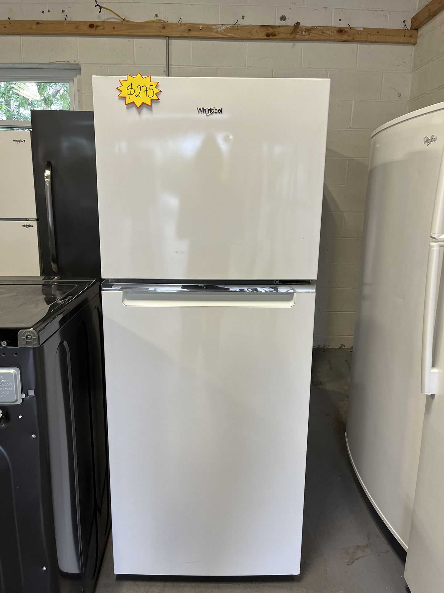 Fridge Whirlpool White Small 24x63 Everything Work Very With Waranty