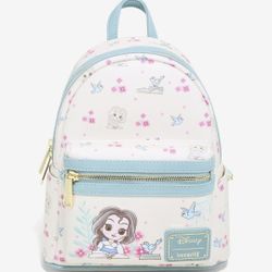 Loungefly Disney Beauty and the Beast Storybook Mini Backpack