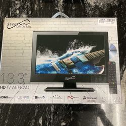 HD TV with DVD Player Built in 13 in 