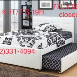 👉🏽👉 Full/Twin Trundle New Beds With Both Mattresses Included 