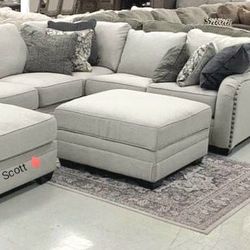 Dellara Chalk Sectional Ashley Couch Brand New 