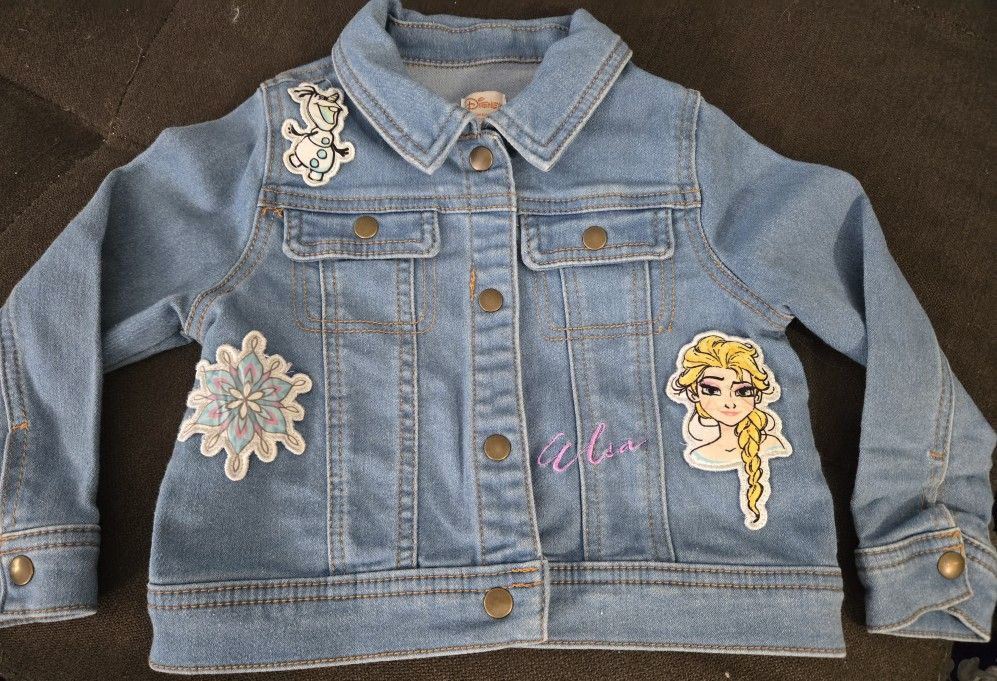 3t Disney Frozen Jean Jacket