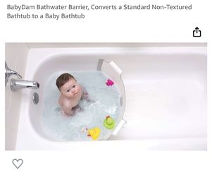 BabyDam - Bathwater Barrier For Any Bathtub