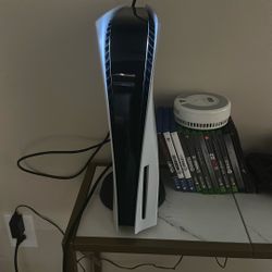 PS5 WITH BLACK CONTROLLER