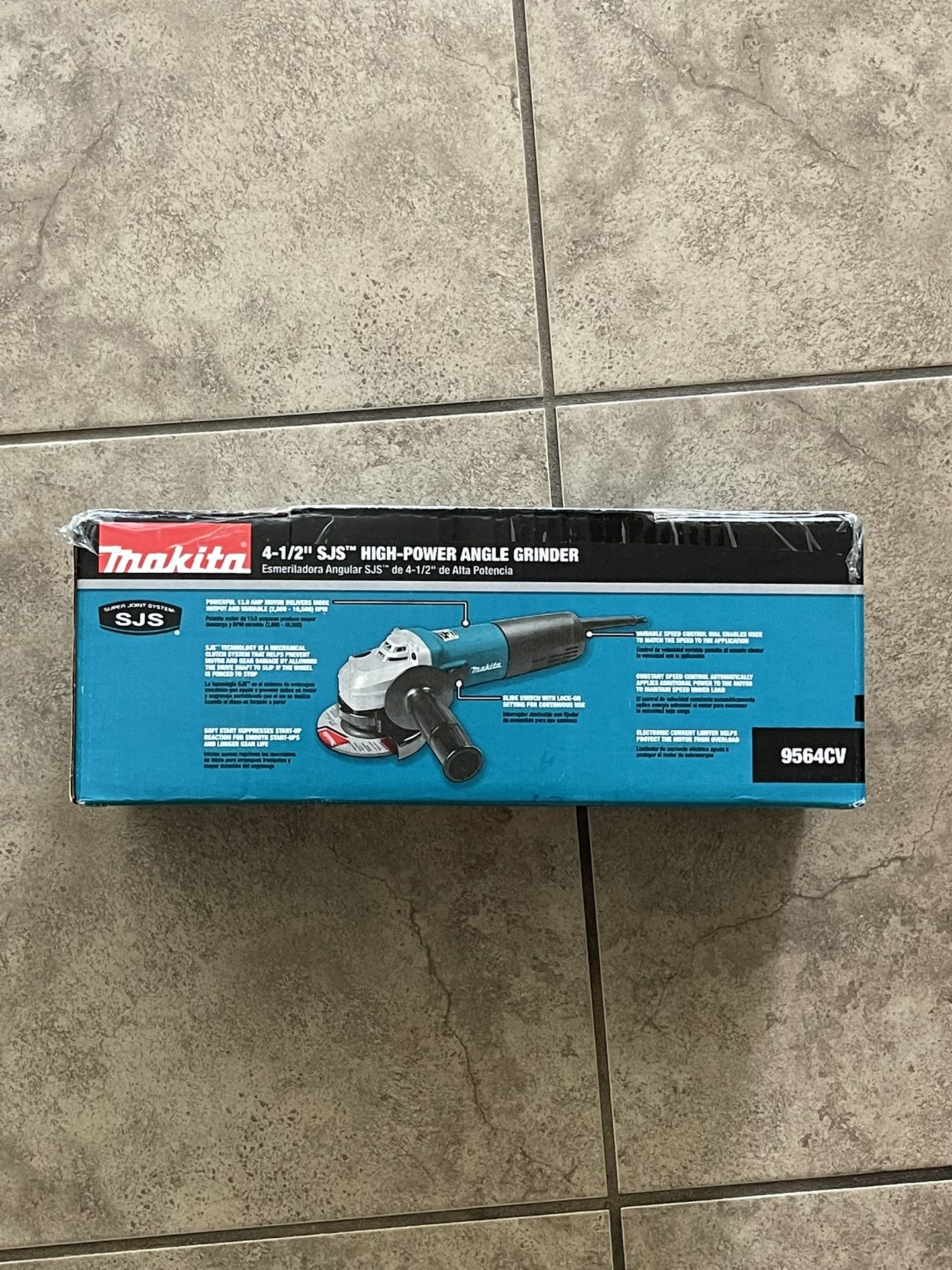 Makita 13 Amp 4-1/2 in. Corded SJS High-Power Angle Grinder