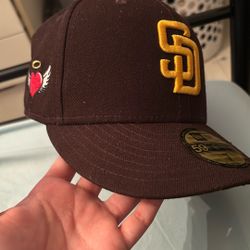 San Diego Padres fitted hat size 7