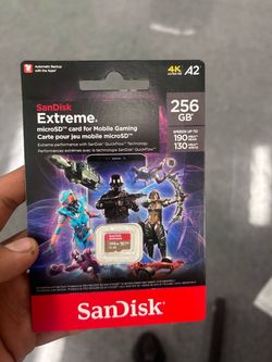 SanDisk Extreme 256GB microSD Card
