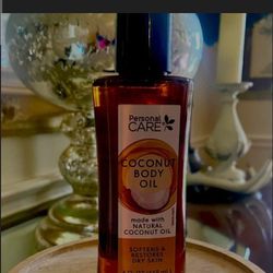 Luxurious Coconut Body Oil. Nutrient Rich skin hydration. 4 oz  Lot of 2