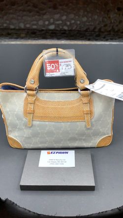 Celine canvas handbag
